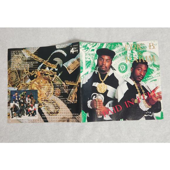 Eric B. & Rakim Rare 1st Press Paid In Full Tested CD Island Records 1987 - Picture 2 of 8